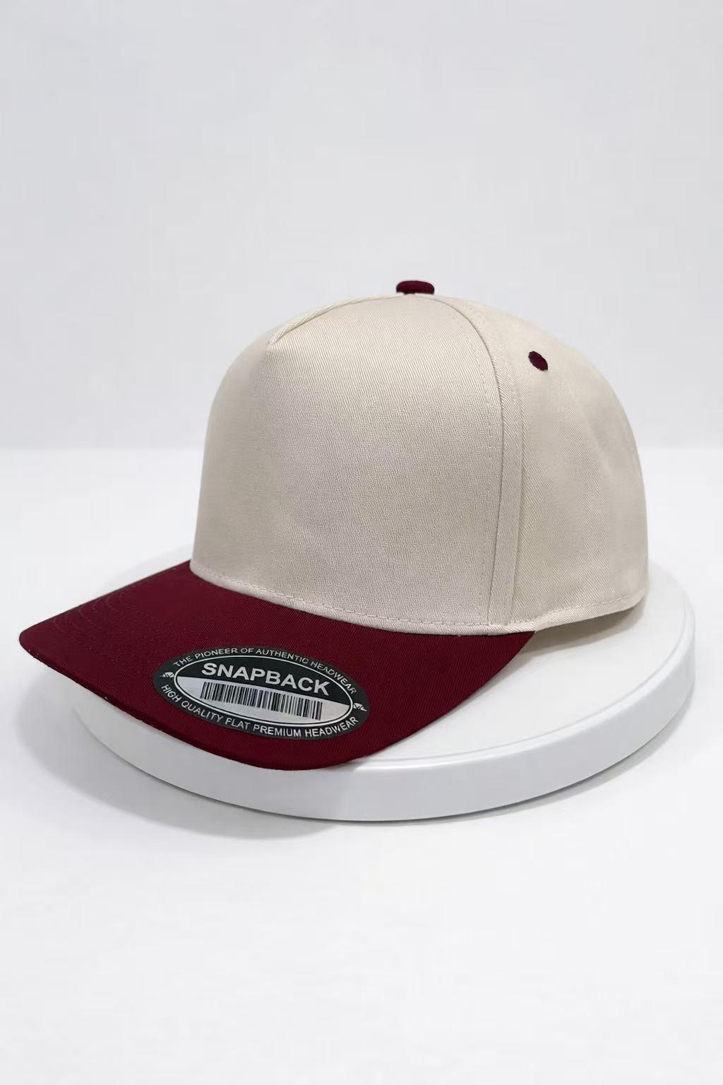 Two-Tone Canvas Trucker Hat: Vintage Style Snapback