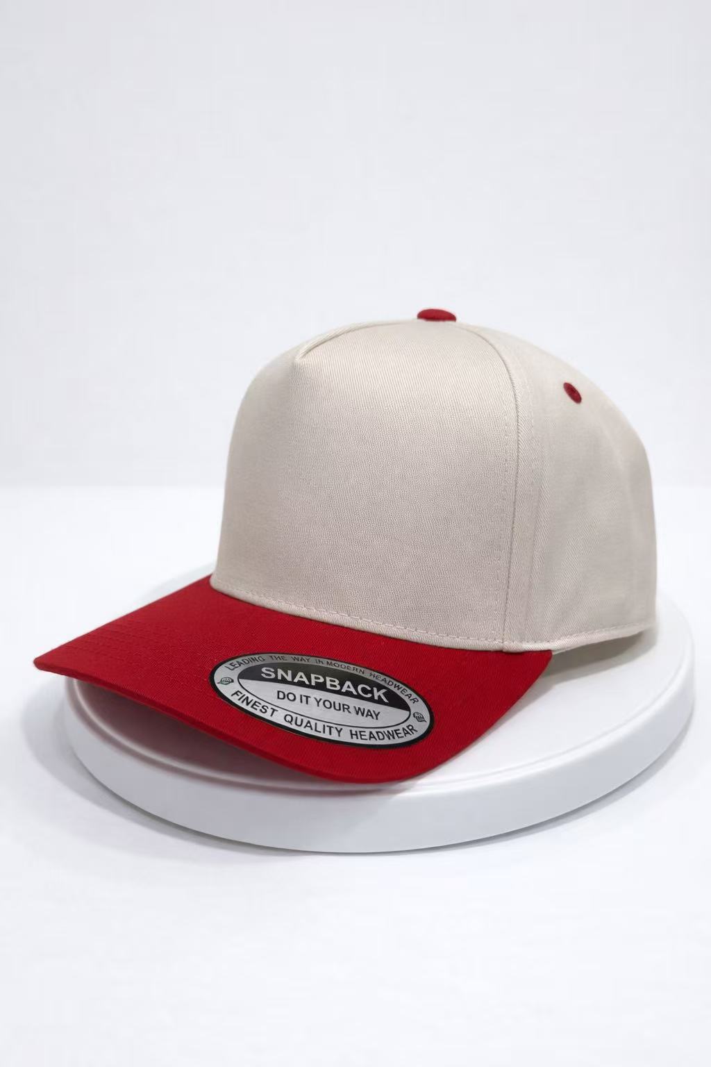 Two-Tone Canvas Trucker Hat: Vintage Style Snapback