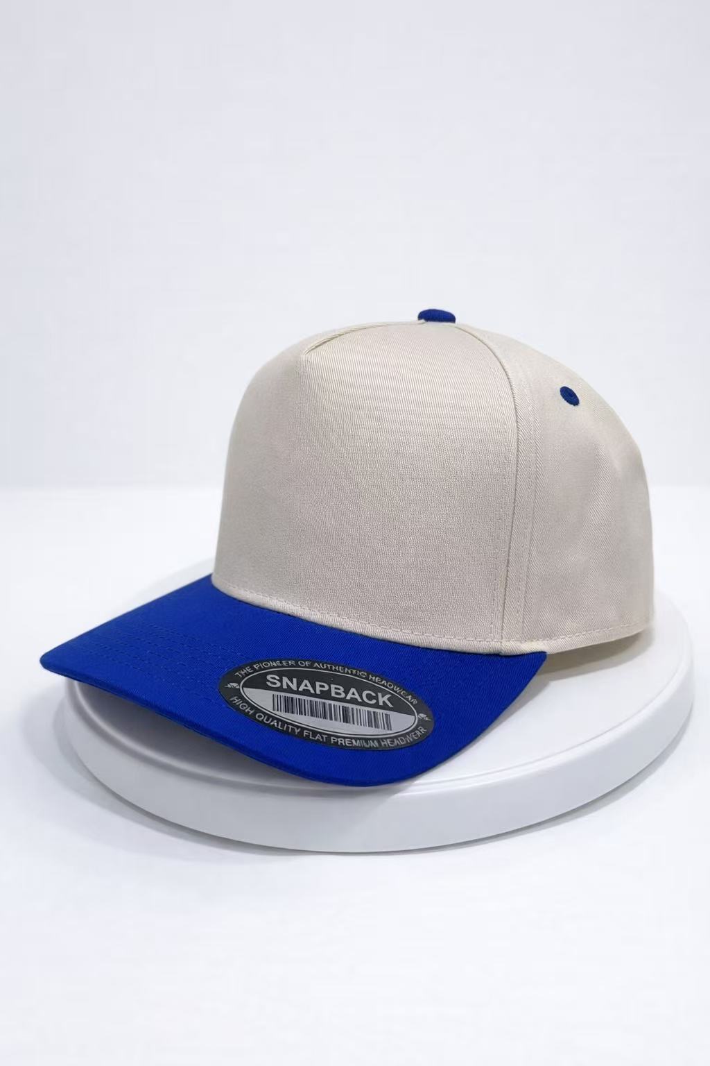 Two-Tone Canvas Trucker Hat: Vintage Style Snapback