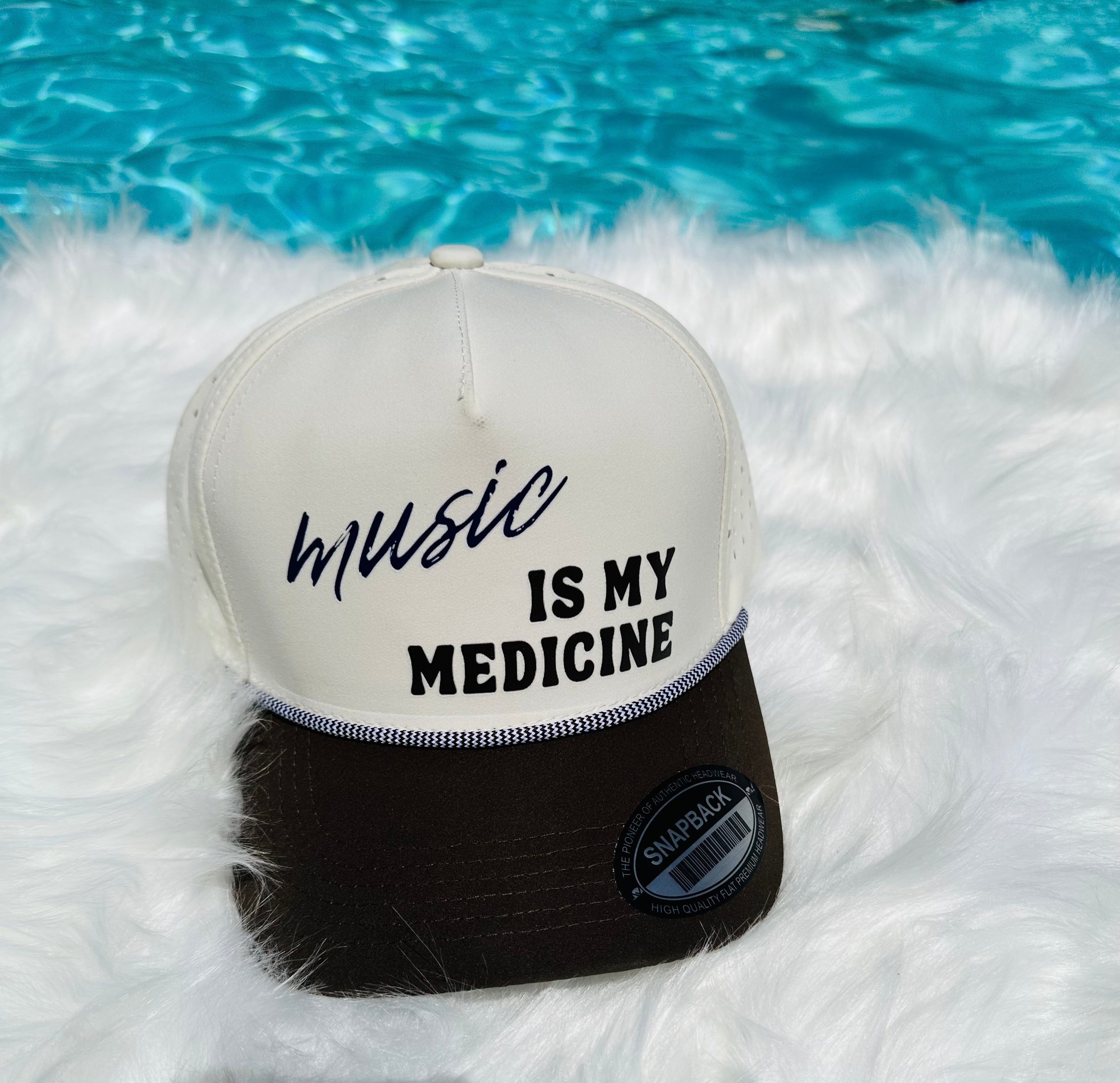 HAT "MUSIC IS MY MEDICINE"