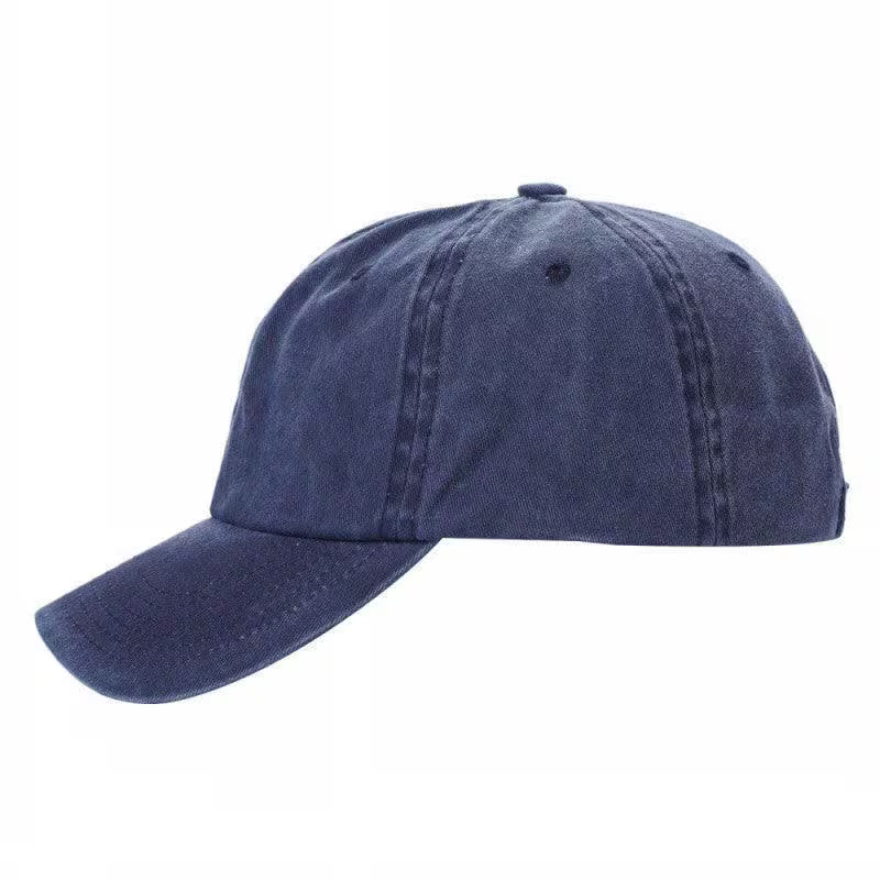 Washed Cotton Dad Hat, Unstructured, Metal Buckle, Customizable Unisex Cap