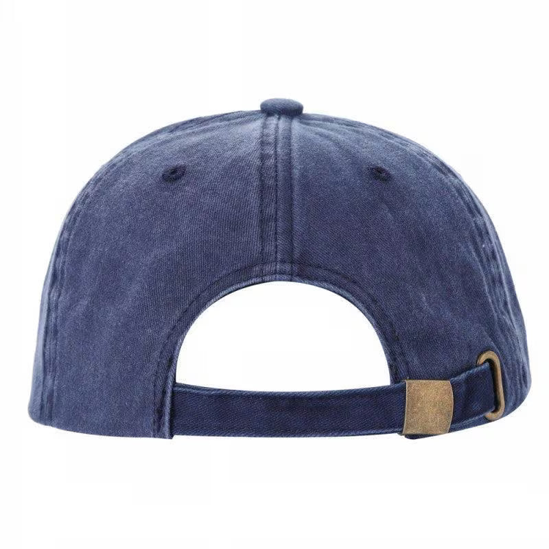 Washed Cotton Dad Hat, Unstructured, Metal Buckle, Customizable Unisex Cap