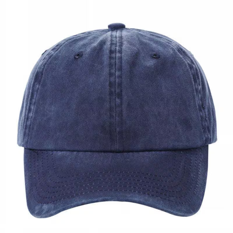 Washed Cotton Dad Hat, Unstructured, Metal Buckle, Customizable Unisex Cap