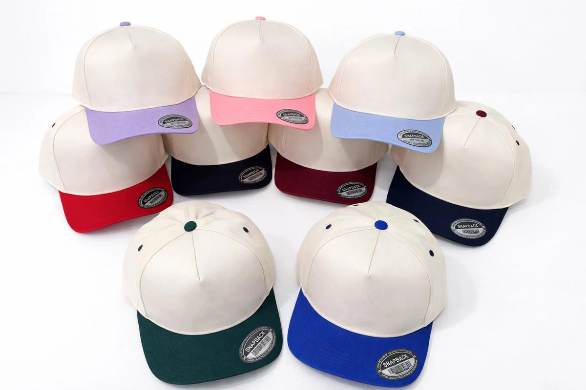 Two-Tone Canvas Trucker Hat: Vintage Style Snapback