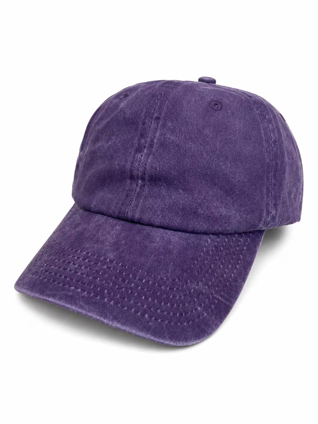 Washed Cotton Dad Hat, Unstructured, Metal Buckle, Customizable Unisex Cap