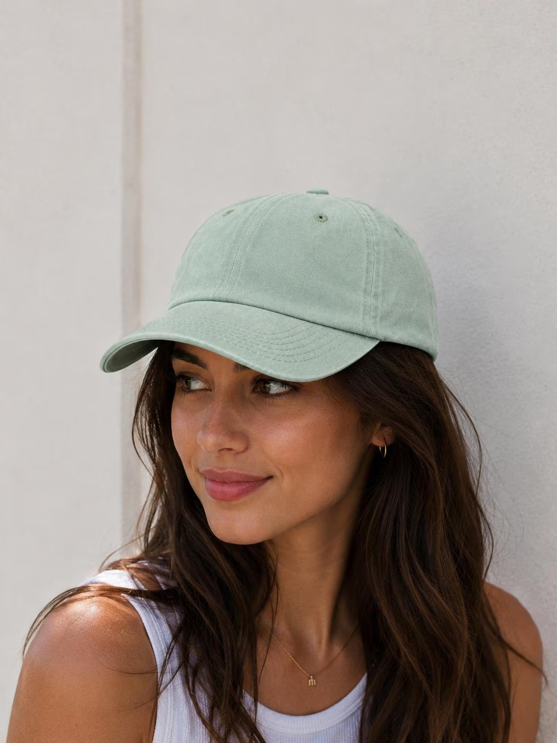 Washed Cotton Dad Hat, Unstructured, Metal Buckle, Customizable Unisex Cap