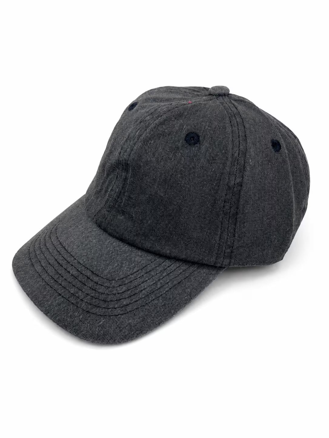 Washed Cotton Dad Hat, Unstructured, Metal Buckle, Customizable Unisex Cap